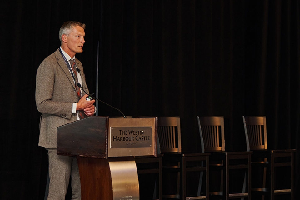 Chiel Warners, Netherlands National Platform and Group of Copenhagen Vice-Chair, discussing the “International Landscape: The Macolin Convention and the IOC Code.” 